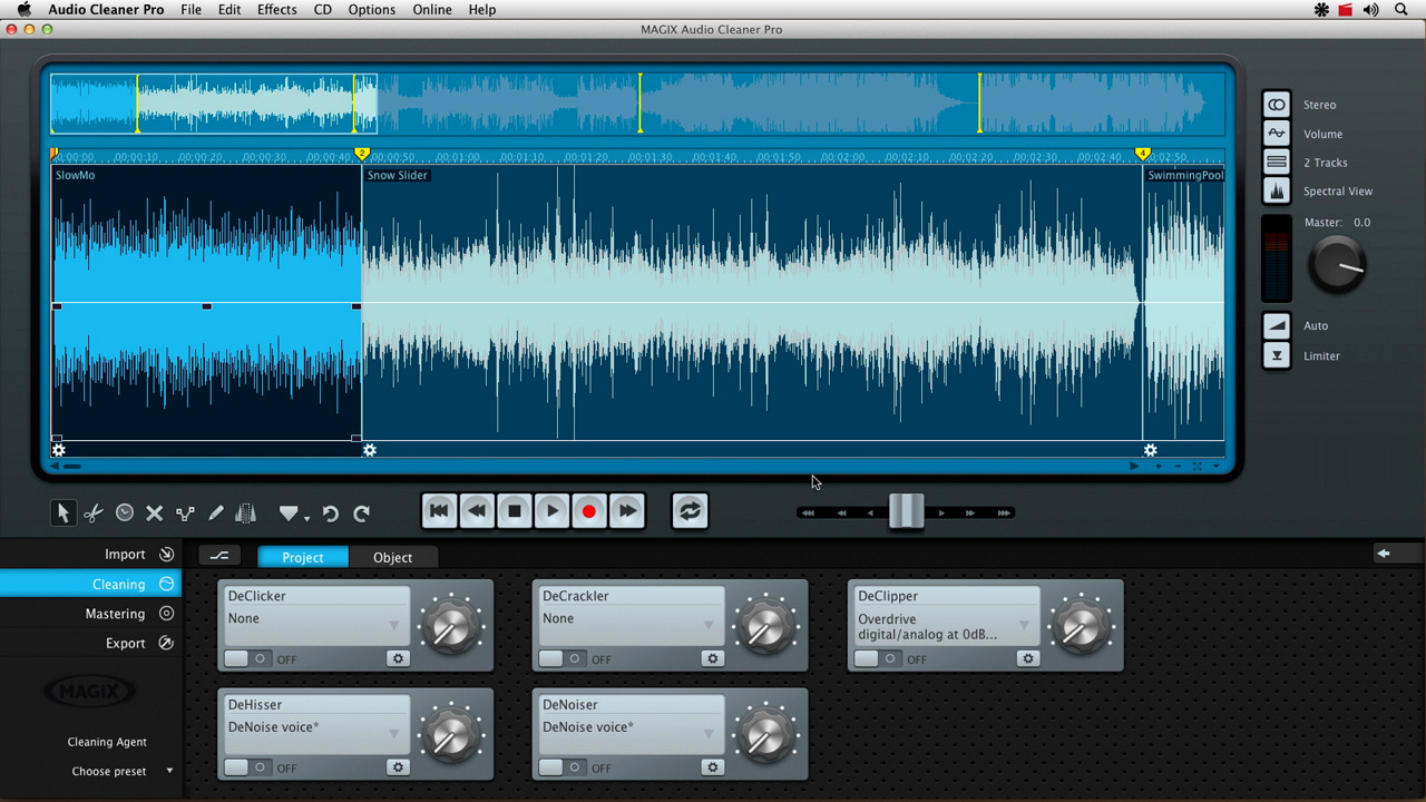 مميزات برنامج MAGIX Audio Cleaning Lab لتنقية الصوت