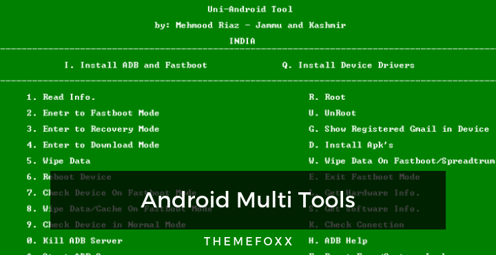 مميزات برنامج android multi tools احدث اصدار