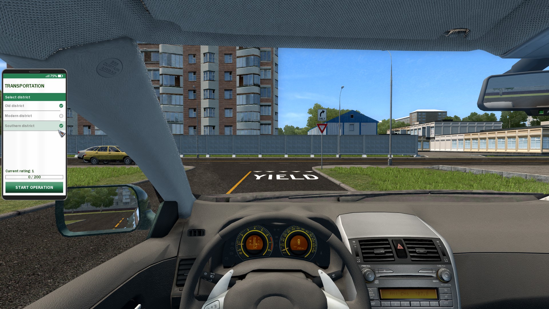 تحميل لعبة city car driving 14 1 من ميديا فاير
